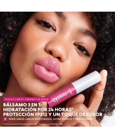 CyPlay Creamy Lip Balm 24H Lip Stick Moisturizer with SPF 12 Cherry Creamy 3 g / 0.10 oz. - Buy Online on GoSupps.com