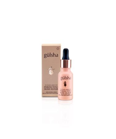 GULSHA PERFECTING ROSE ELIXIR Rosa Damascena Essential Oil for Face Nourishes and Revitalizes the Dehydrated Skin Increase the Skin Elasticity Free from Chemicals 20 ml (0.67 Fl Oz)