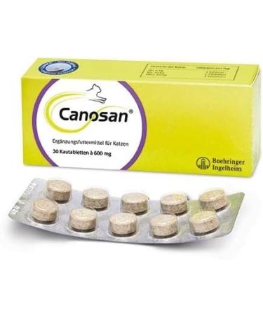 Buy Boehringer Ingelheim Canosan Cat 3 Pack | 3 x 30 Chewing Tablets 600mg | Joint Support Supplement for Cats - Shop Now! - Buy Online on GoSupps.com