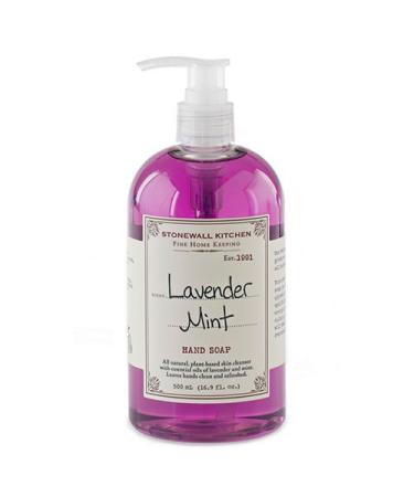 Stonewall Kitchen Lavender Mint Fine Home Keeping Hand Soap  16.9 Ounces