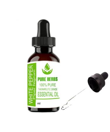 Pure Herbs White Pepper (Piper Nigrum) Essential Oils (50 ml)