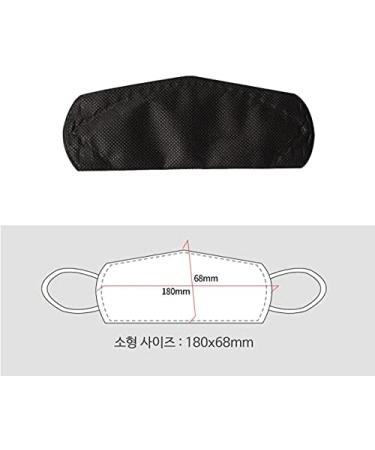Kids Black KF94 Certified 4-Layer Face Mask (Pack of 10) - Adjustable Strap, Ages 4-10, Made in Korea - Respirators for Children - Buy Online on GoSupps.com