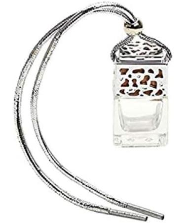 Fcuajdkq Perfume Bottle Pendant Hollow Square Glass Sub-Bottle for Car Bedroom Bathroom Decoration Golden - Buy Online on GoSupps.com