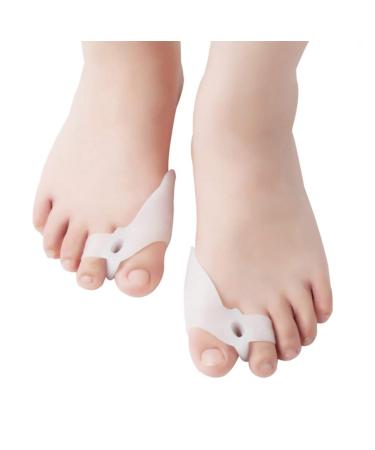 Gel Big Toe Bunion Guards and Protector Gel Toe Separators Bunion Pads Bunion Corrector for Pain Relief from Crooked Toes Pressure and Hallux Bunions (4 Pairs)