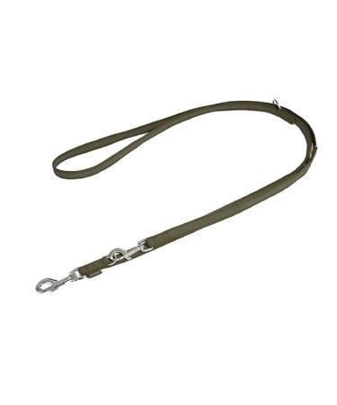 Mystique Rubberized Leash 20mm Standard Carabiner Khaki 3m 3m khaki