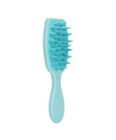 Soft silicone shampoo massage brush scalp massage bathing massage massage comb Tools Z4y6 BR Hairbrush Haardusche Styling blue 1PCs