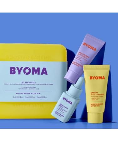 BYOMA Original | SO BRIGHT SET | Treatment Set | Skin Care Set - So Bright - Tri-Ceramide Complex - (30 ml + 15 ml + 15 ml) | Vegan | by BELLA - Buy Online on GoSupps.com
