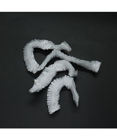 IDS 100 Pcs Clear Disposable Hair Salon Shower Caps- Spa & Home Bathing Cap - Buy Online on GoSupps.com