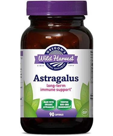 Oregon's Wild Harvest Astragalus 90 Gelatin Capsules