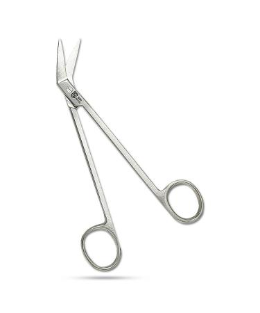 SMI  15,8 cm Long Handle Toenail Scissors for Seniors Podiatrist Nail Clippers for Disabled Thick & Ingrown Nails Nail Scissors Stainless Steel Nail Cutters