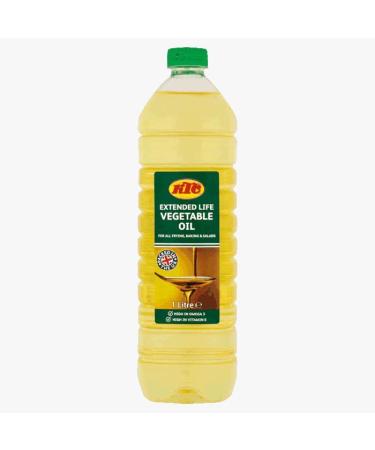 KTC Vegetable Oil | 1L | Cooking Oil| Deep or Shallow Frying Oil | For Nutritious Diet |Vegan | Gluten-Free |Indian Origin