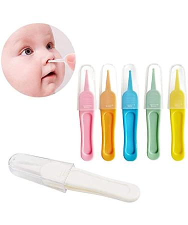 PCS Baby Nose Tweezers Nose Cleaning Tweezers Round Baby Nose Cleaning Tweezers for Toddlers Ears Nose Navel Fashion Design
