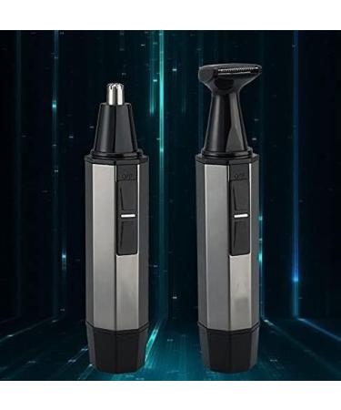 KRXSOBNV Nose and Ear Hair Trimmer Portable Ear Professional Painless Eyebrow Trimmer for Men and Women Battery Operated Black Nose Hair Trimmer - Buy Online on GoSupps.com