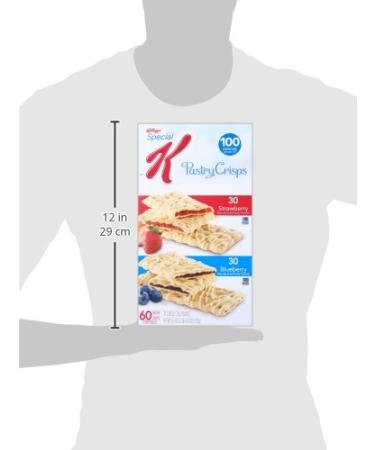 Kellogg's Special K Strawberry & Blueberry Pastry Crisps 60 Count - Fruit Variety Pack - Buy Online on GoSupps.com