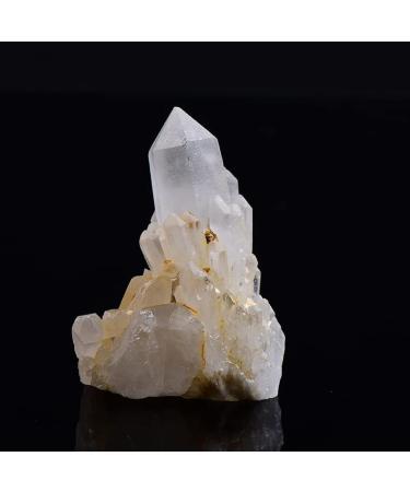 1PCS Natural Crystal Raw Quartz Cluster Clear White Stone Crystal Point Specimen Home Decor Raw Crystals Stone Mineral Specimen - Buy Online on GoSupps.com