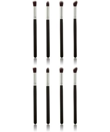 Healeved 8 Pcs Eye Make-up Brush Kit Theive Cosmetics Eye Shadow Brushes Makeup Tool Lip Scrubber Brush Black - Buy Online on GoSupps.com