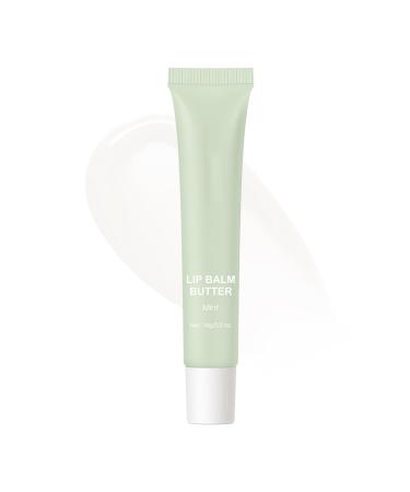 Qifylmaf 4 Flavors Lip Glossy Butter Balm Lip Tint Hydrating Lip Gloss Ultra-Hydrating & Nourishing Lip Care with Natural Ingredients (02# Mint)
