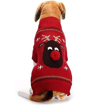 XXL Abrrlo Dog Costumes - Cozy Cotton Christmas Sweater & Winter Coat for Pets | Ideal Dog Clothes for Holiday Dress-Up - Buy Online on GoSupps.com