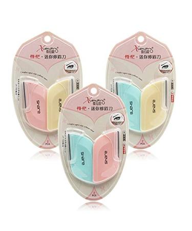 2-Piece Mini Eyebrow Shaver Set | Facial Hair Trimmer & Makeup Knife for Women - Buy Online on GoSupps.com