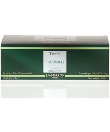 DAMMANN FR RES Chamomile Tisana 24 Envelopes Glass France Camomile Infusion Teabags (Fra) - Buy Online on GoSupps.com