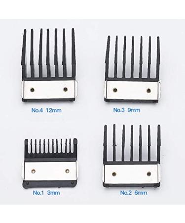 tesrgre 4 Attachment Comb Set for with Metal Backed Cutting Guide 3mm 6mm 9mm 12mm - Buy Online on GoSupps.com