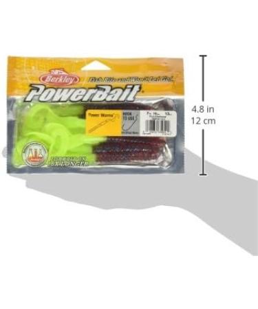 Berkley PowerBait Power Worm Plum/Chartreuse 7 - 13 Count | Shop Now - Buy Online on GoSupps.com