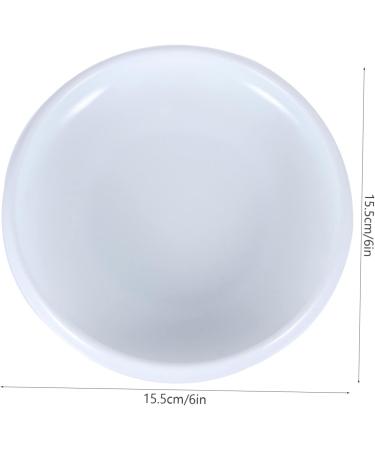 POPETPOP Cat Bowl Rabbit Water Bowl Puppy Feeder Cat Food Bowls Bunny Feeder Water Feeder Food Plate Non-Slip 15.5x4cm White - Buy Online on GoSupps.com