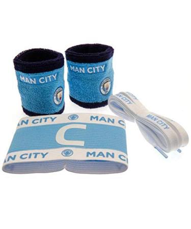 Manchester City FC Accessories Set One Size Blue