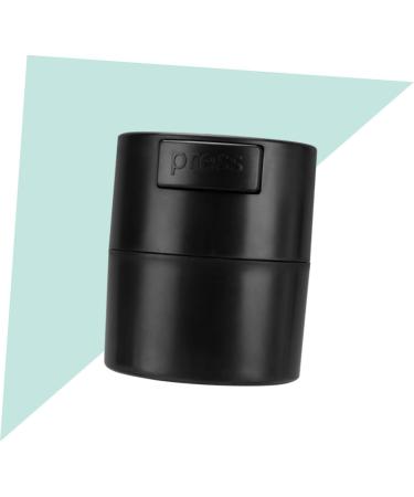 FRCOLOR 1pc Eyelash Glue Storage Container glue container lash extensions lash glue container eyelash supplies jar lash glue storage tank eyelashes with glue activated carbon nail polish 8.4x7.2cm Black - Buy Online on GoSupps.com