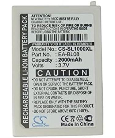 Buy PRUVA 2000mAh Battery for Sharp Zaurus SL-C1000 SL-C3000 SL-C3100 - Compatible Replacement EA-BL08 - Buy Online on GoSupps.com