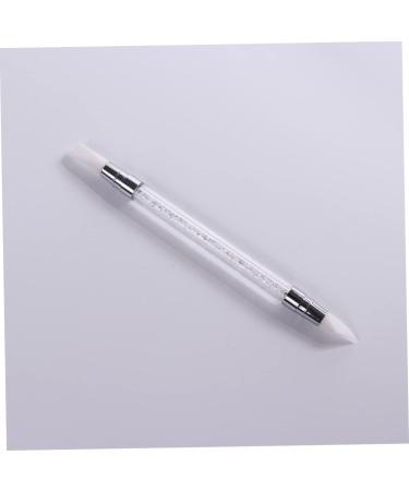1PC Nail Art Sculpture Pens Silicone Dual Head Manicure Carving Pen Rhinestone Beads Picker Tool - Buy Online on GoSupps.com