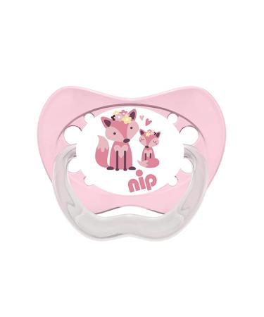 Buy Nip Pacifier Family Latex Orthodontic - Reduces Pressure on Teeth & Jaw Made in Germany (3-Pack 16-32 Months) - Pink Mint - Buy Online on GoSupps.com