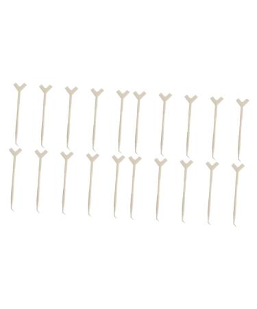 DOITOOL 20 Pcs False Eyelash Y-Shaped Brush Lash Comb Eyelash Lifter Tool Make up Kit Lash Lift Separator Makeup Beauty Tool Makeup Gadgets White Fake Eyelashes Multicolor Pv Material