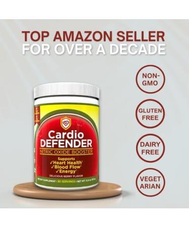 Cardio Heart Health Supplement - Nitric Oxide Booster with 5200mg L-Arginine & 1200mg L-Citrulline for Optimal Cardiovascular Support - Buy Online on GoSupps.com