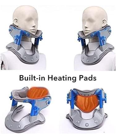 JLASDR Adjustable Neck Brace Collar - Cervical Traction Device for Pain Relief & Support | International Shipping - Buy Online on GoSupps.com