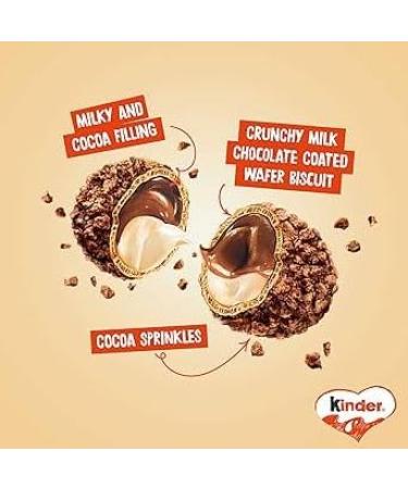 Buy Kinder Creamy & Crispy Chocolate Bons 89g | Kinder Tronky - International Shipping Available - Buy Online on GoSupps.com