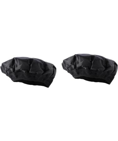 Beavorty 2pcs curl gel for curly hair curly hair gel cordless heat cap heating cap conditioning steamer lid mediumx2pcs Blackx2pcs - Buy Online on GoSupps.com