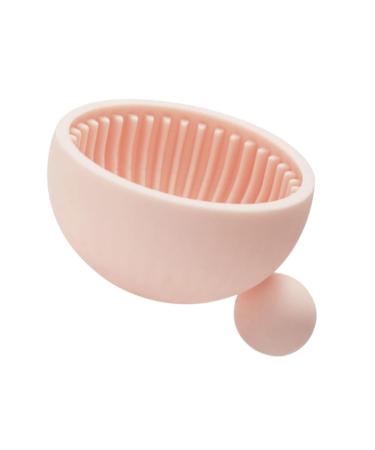 Didiseaon Makeup Gadgets 1pc Silicone Scrub Pad Makeup Heightening Hair Pad Rub on Transfers for Crafts Make up Eye Patches for Adults Brush Cosmetic Tool Silica Gel Pink Clean Washer