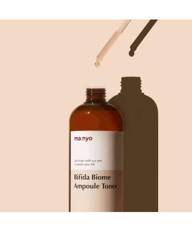 Manyo Factory Bifida Biome Ampoule Toner 400ml - Hyaluronic Acid Serum for Daily Firmness - Korean Skincare for Women and Men - Buy Online on GoSupps.com