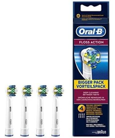 Oral B Floss Action Replacement Electric Toothbrush Head Pack of 4 - Dental Care Essential - Buy Online on GoSupps.com
