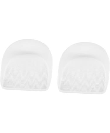FOMIYES Height Increasing Insoles - Silicone Heel Pad for Extra Height | 1 Pair White 10x6x1cm - Buy Online on GoSupps.com