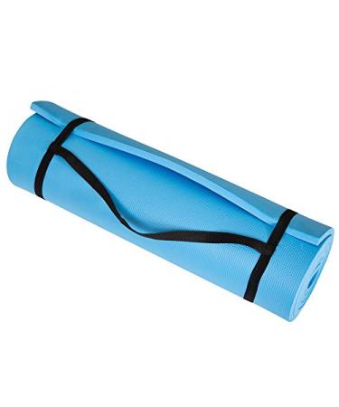 Extra Thick Yoga Mat- Non Slip Comfort Foam, Durable Exercise Mat for Fitness BLUE