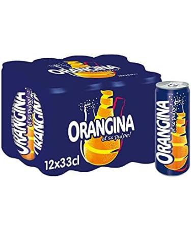  Orangina ORANGINA - Classic Slim 12 x 330ml - Free Delivery - Price Per Unit - Buy Online on GoSupps.com