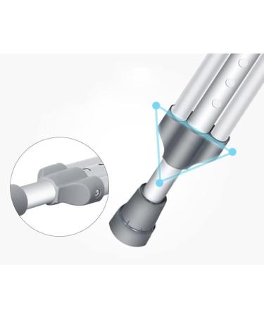 Crutches for Broken Bones Elderly Crutches Double Crutches Underarm Crutches Non-Slip Lightweight Walking Stick Walking Stick for Young People Cane Women (Color : Silver Size : M) Smooth Sailing - Buy Online on GoSupps.com