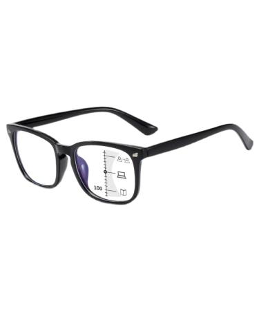 BDXZJ Anti Blue Light Reading Glasses Bifocal Shit -in glasses sealing thickness reading glasses for large frames trendy texture and comfortable quality +3.0