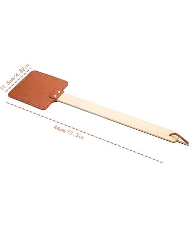 Fly Swatter Strong Leather Fly Swat with Long Flexible Handle Heavy Duty Fly Swatters Fly Swatters Brown - Buy Online on GoSupps.com