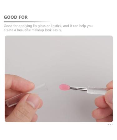 Beavorty Makeup Silicone Lip Brush Set - 6pcs Lidded Lipstick Applicators for Lip Cream & Eyeshadow | International Shipping - Buy Online on GoSupps.com