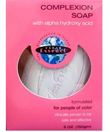Clear Essence Anti-Aging Complexion Soap with Alpha Hydroxy Acid 5 oz (Pack of 4)