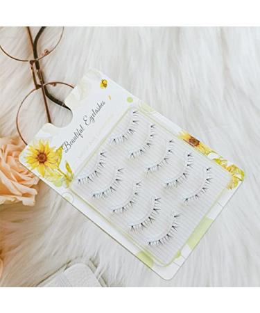Ultra V-Shaped Lower False Eyelashes - 5 Pairs Clear Band for Natural Naked Eye Makeup - International Shipping Available - Buy Online on GoSupps.com
