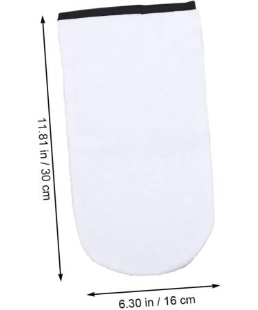 POPETPOP 3 Pairs Work Glove Bath Mitt Manicure Gloves Heated Booties for Gloves for Work Heart Bun for Hair Paraffin Wax Bath Drill Vise was Bath Hand Cover White Care Liner - Buy Online on GoSupps.com